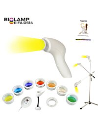 Biolampa Eifa D514 + 7 barevných filtrů + velký stojan