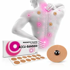 Akupresúrne magnetické náplasti Accu-Band 800 Gauss - 24 ks