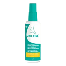Antiperspiračný sprej na nohy proti poteniu, Akileine Green - 100 ml