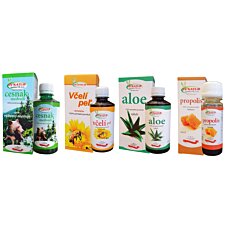 Balíček imunita Medvedí cesnak + Aloe Vera + Včelí peľ + Tinktúra výluh