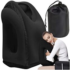 Nafukovací cestovný vankúš s ergonomickým tvarovaním