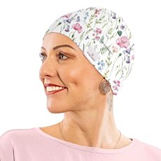 Čiapka po chemoterapii, dámska Canaver (2-vrstvová) flowy