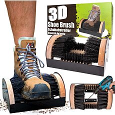 Čistiaca priemyselná kefa na pracovnú obuv, 3D Scraper