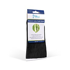 Zdravotné ponožky pre diabetikov froté Diabetic Ankle Frotte, čierna