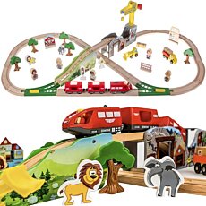 Drevená vláčiková trať pre deti, Wooden railway track