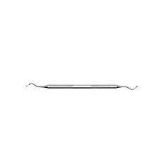 Exkavátor na pedikúru dvojitý krátky Profesional Line - jemný, 17 cm