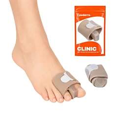 Silikonový oddělovač prstů Halto na hallux valgus s klínem