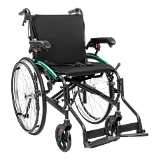 Ľahký hliníkový skladací invalidný vozík Activ-Tim - priemer kolies 22"