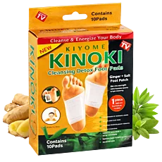 Detoxikační náplasti KINOKI se zázvorem a solí - 10 ks