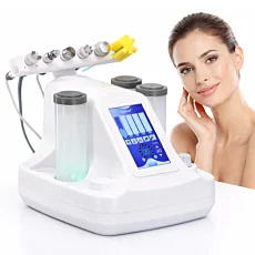 Kozmetický prístroj 5v1 – RF, ultrazvuk, hydro peeling, elektroterapia, kryoterapia