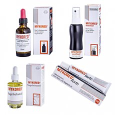 Mykored® Quatro maxi set na liečbu plesne nôh a  nechtov - 4 výrobky