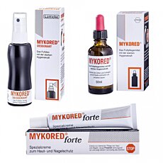Mykored® Trio set – Komplexná starostlivosť o nohy a nechty - 3 výrobky
