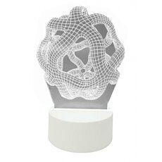 Noční LED svítidlo 230V - 3D hologram