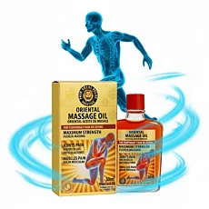 Orientální masážní olej proti bolesti svalů a kloubů - 30 ml