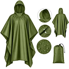 Nepremokavé pončo do dažďa - 127 x 100 cm