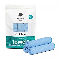 Profesionálne mikrovlákno na sklo, čelné sklo, 390 g/m2, Glasspolisher - 3 ks