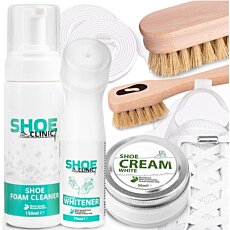 Sada na čištění a renovaci bílé obuvi, 7 produktů
