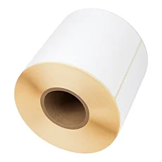 Termo etikety na kotúči 100x150 mm, 450 ks, dutinka 40 mm, biele, BPA free