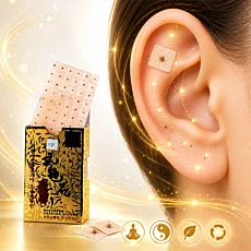 Turmalínové ušné akupresúrne guličky Ear seeds na aurikuloterapiu - 378 ks