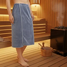 Ručník/kilt tunika do sauny a SPA – rychleschnoucí set 2 v 1