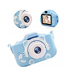 Detský digitálny multifunčný fotoaparát, "BlueCat", modrý