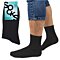 Pánske bezšvové bavlnené ponožky vrúbkové, Tulmero Socks, EU (44-46), čierne