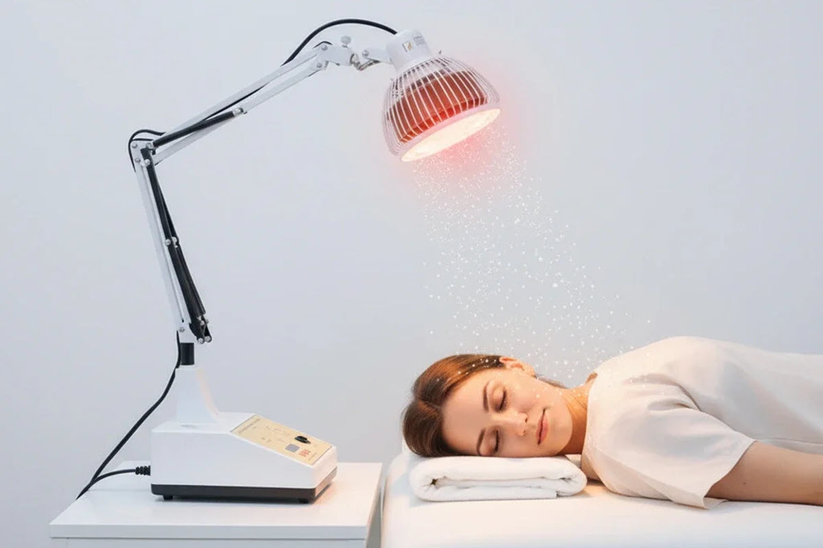 TDP lampa použitie na chrbát – tepelná terapia
